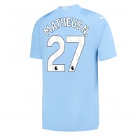 Maglie da calcio Manchester City Matheus Nunes #27 Prima Maglia 2023-24 Manica Corta